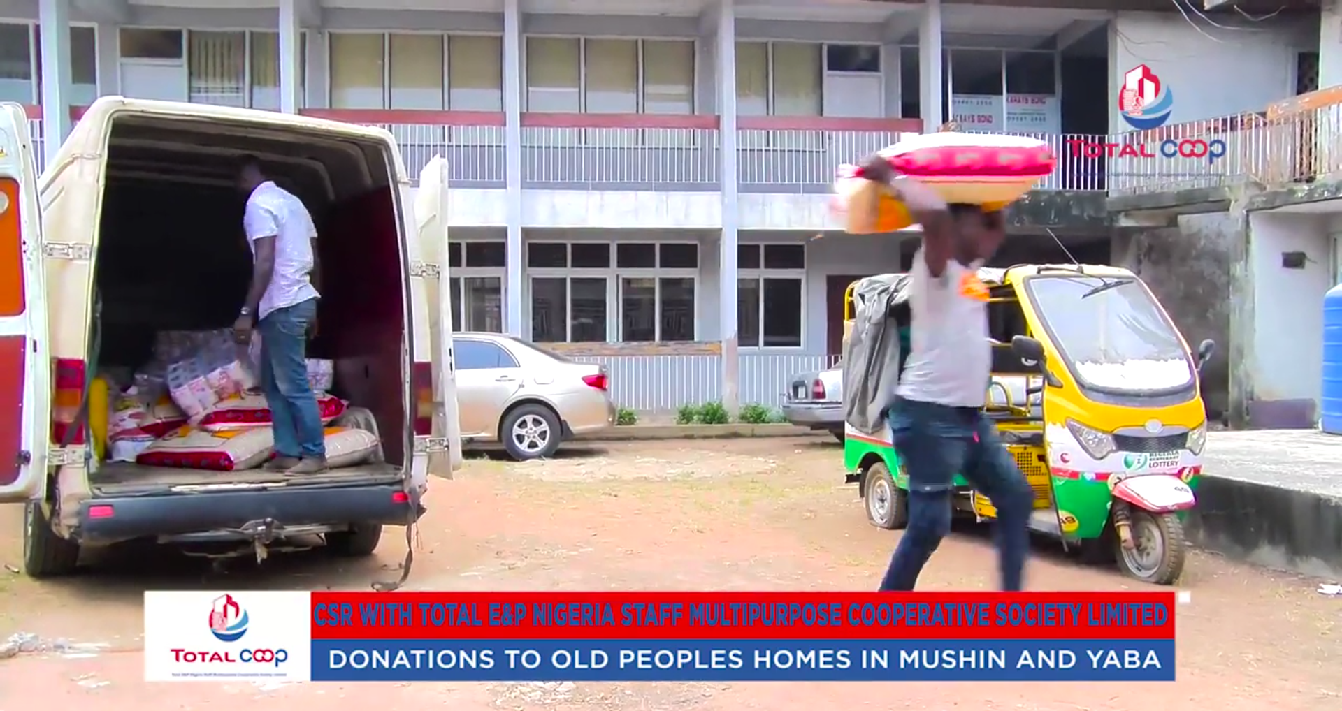 Cooperative Society Donates Relief Materials to Elderly Peoples’ Homes Total energies E&P