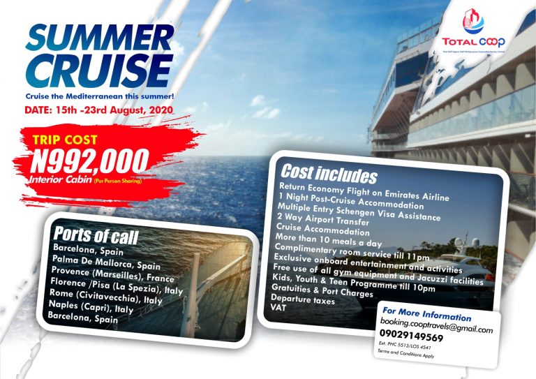 Coop Travels Total E&amp;P Nigeria Cooperative